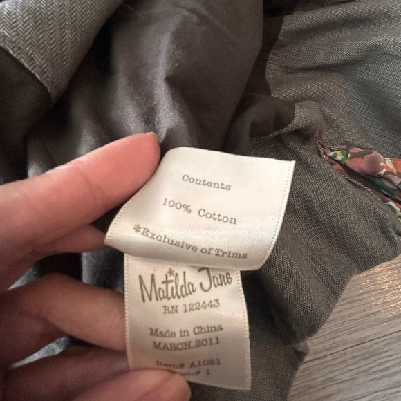 Matilda Jane You and Me Harriett Zippered A-Line Skirt Size M Patterned - Picture 6 of 6